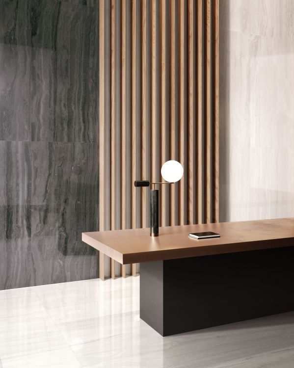 Appia Vein Cut White Polished 12 x 24